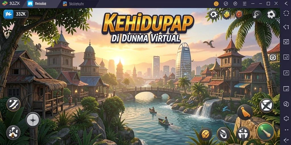 Gameplay seru dan interaktif di dunia virtual 33ZK.