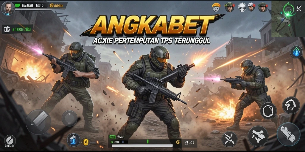 Tangkapan layar menunjukkan aksi seru dalam game ANGKABET TPS.