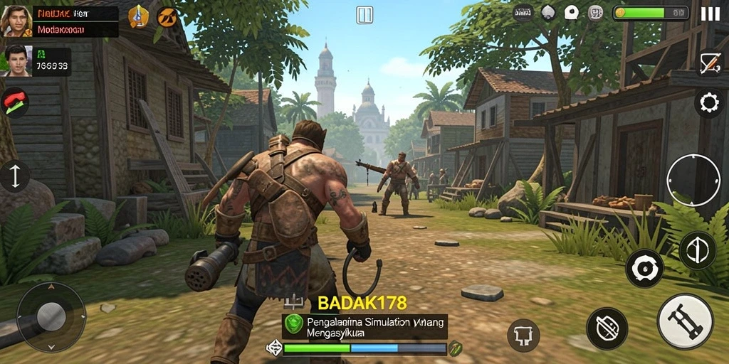 Screenshot utama BADAK178 menampilkan elemen gameplay Simulation yang seru.