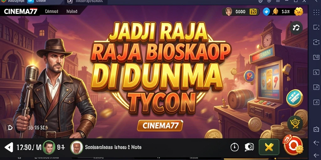 Tampilan menarik dari gameplay bioskop dalam <strong>CINEMA77</strong> yang dinamis.