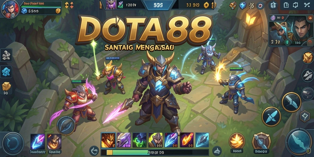 Tampilan gameplay DOTA88 yang menarik dan penuh warna.