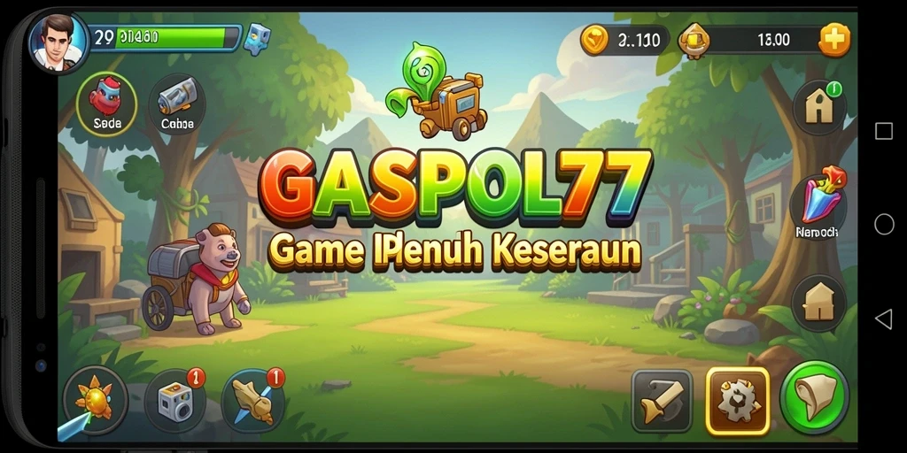 Tampilan gameplay Gaspol77 yang menarik dan mengasyikkan.