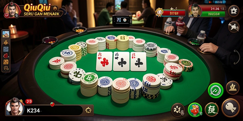Screenshot utama K234 menampilkan gameplay QiuQiu yang seru.