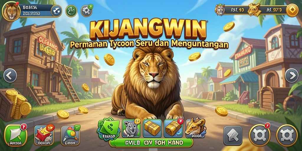 Screenshot KIJANGWIN yang menunjukkan aktivitas bisnis Tycoon yang seru.