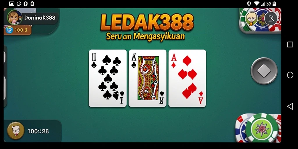 Tampilan gameplay domino yang mengasyikkan di LEDAK388.