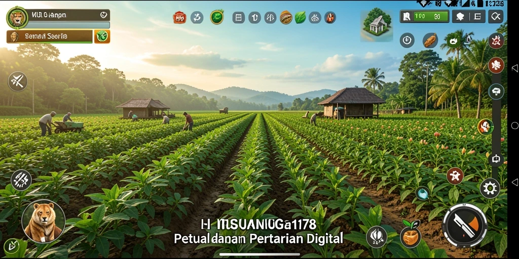 Tampilan menawan dari gameplay Farming di MUSANG178.
