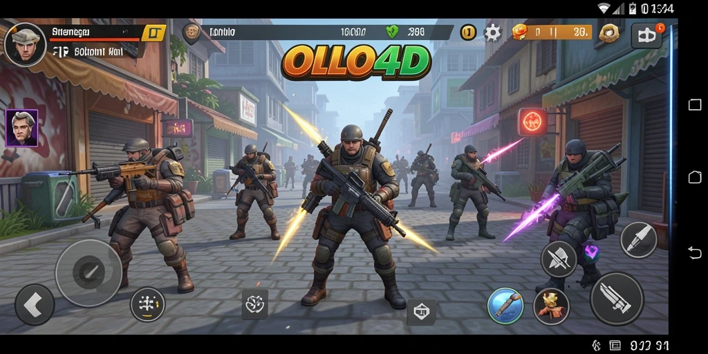 Tampilan gameplay OLLO4D yang menegangkan dan strategis.