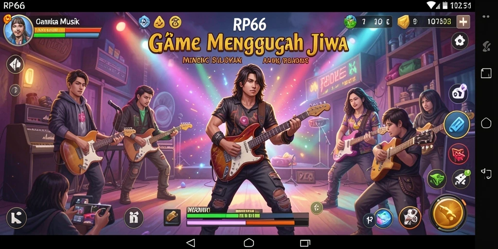 Tampilan gameplay RP66 yang penuh warna dan menarik.