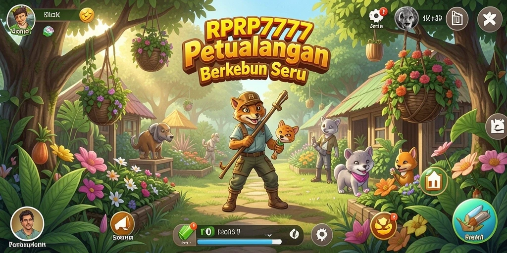 Tampilan gameplay RPRP777 yang penuh warna dan mencengangkan.