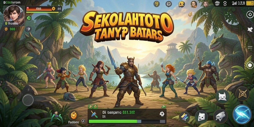 Tampilan menarik dari gameplay SEKOLAHTOTO di dunia terbuka.