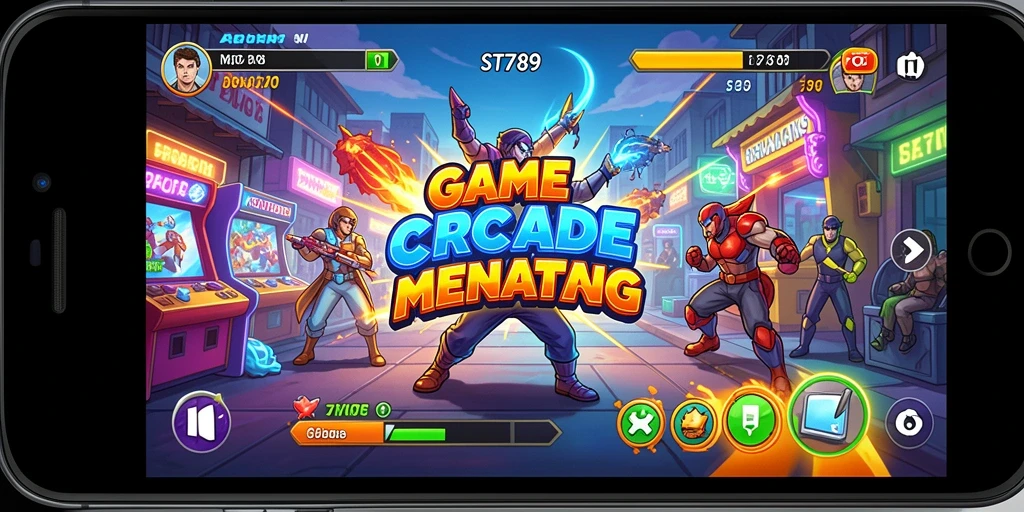 Tampilan gameplay <strong>ST789</strong> yang dinamis dan penuh aksi.