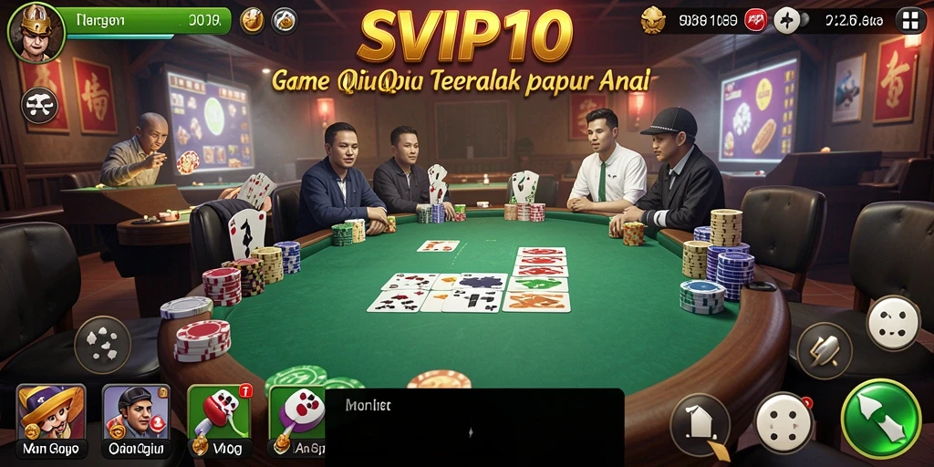 Tampilan gameplay QiuQiu yang seru dan menarik di SVIP10.