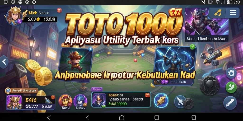 Tampilan antarmuka TOTO1000 yang sederhana dan fungsional.