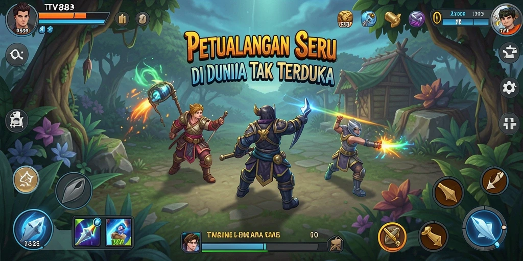 Gameplay seru dan penuh tantangan dalam TV888 di dunia petualangan.