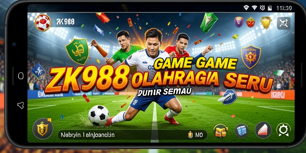 Tampilan permainan ZK988 yang seru dan menegangkan.